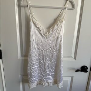 Honeybee White lace slip dress with adjustable straps